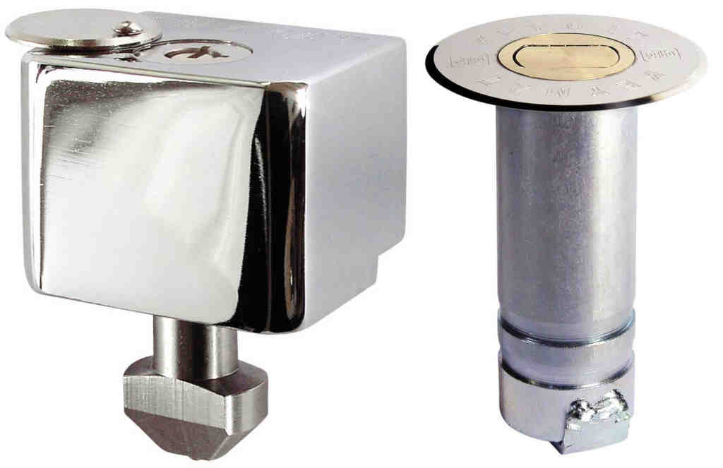 Cerradura persiana metalica de suelo cierres de seguridad antirrobo