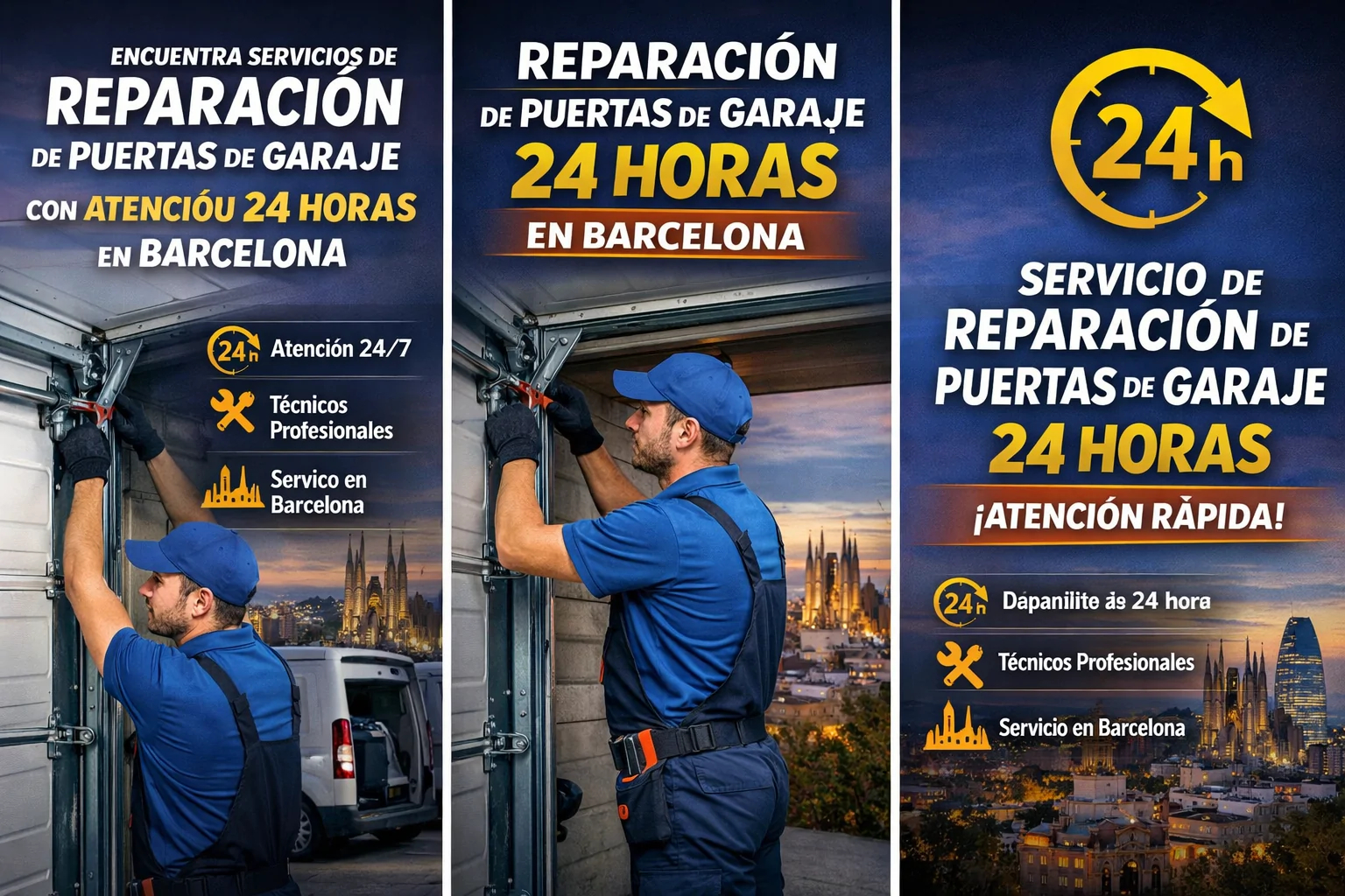 Encuentra servicios de reparacion de puertas de garaje con atencion 24 horas Barcelona - Encuentra servicios de reparaci&oacute;n de puertas de garaje con atenci&oacute;n 24 horas en Barcelona