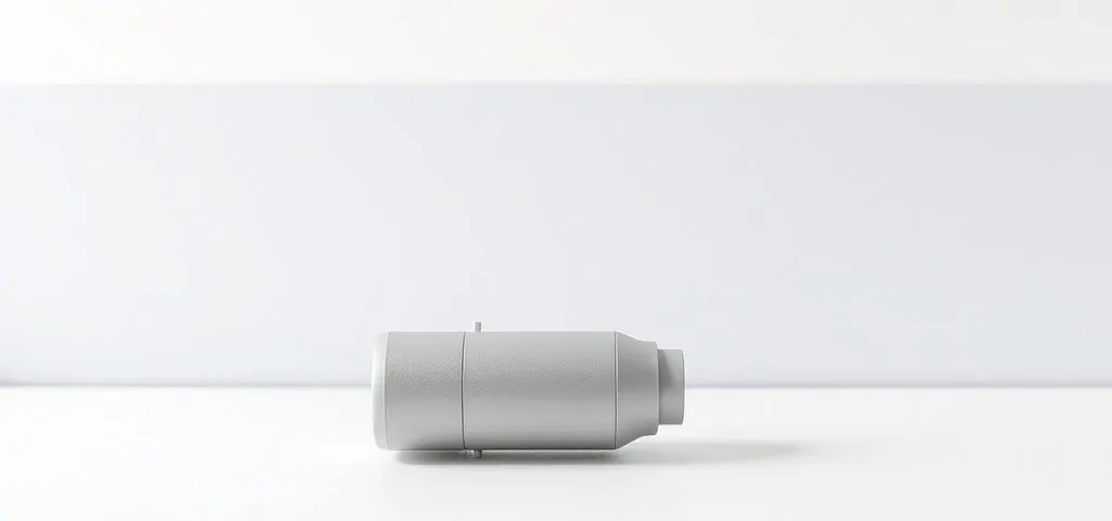 Una persiana de aluminio con motor en un fondo azul mediterráneo, ideal para "Donde puedo contratar motorizacion para persianas metalicas en Barcelona".